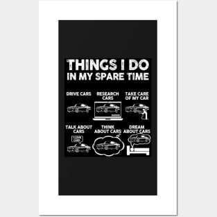 Things I do in my spare time car - Best Selling Posters and Art